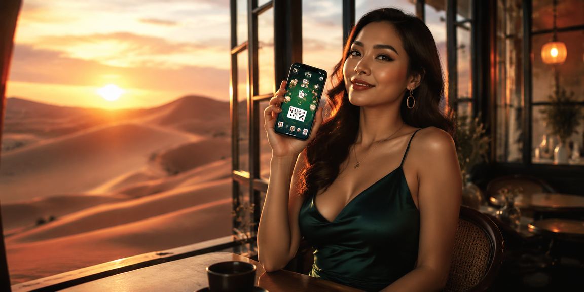 Khung cảnh người chơi tại Mũi Né trải nghiệm trò chơi đổi thưởng trực tuyến