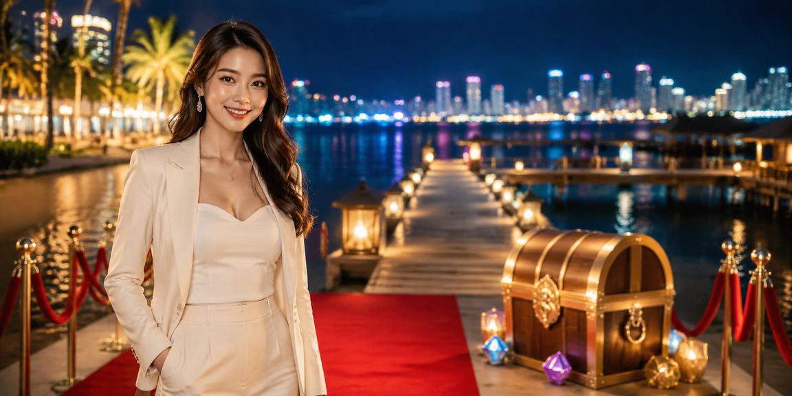 Người dùng tại Nha Trang sử dụng ứng dụng casino trên điện thoại bên bờ biển buổi tối
